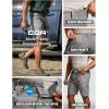 imageCQR Mens Flex Casual Cargo Shorts Lightweight Water Resistant Golf Shorts Stretch Tactical Work Shorts with MultiPocketSentinel Stone