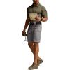 imageCQR Mens Flex Casual Cargo Shorts Lightweight Water Resistant Golf Shorts Stretch Tactical Work Shorts with MultiPocketSentinel Stone