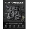imageCQR Mens Flex Casual Cargo Shorts Lightweight Water Resistant Golf Shorts Stretch Tactical Work Shorts with MultiPocketTac Charcoal