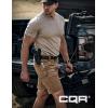 imageCQR Mens Flex Casual Cargo Shorts Lightweight Water Resistant Golf Shorts Stretch Tactical Work Shorts with MultiPocketTac Cougar
