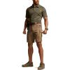 imageCQR Mens Flex Casual Cargo Shorts Lightweight Water Resistant Golf Shorts Stretch Tactical Work Shorts with MultiPocketTac Cougar