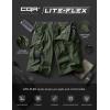 imageCQR Mens Flex Casual Cargo Shorts Lightweight Water Resistant Golf Shorts Stretch Tactical Work Shorts with MultiPocketTac Green Kelp