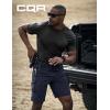 imageCQR Mens Flex Casual Cargo Shorts Lightweight Water Resistant Golf Shorts Stretch Tactical Work Shorts with MultiPocketTac Operator Navy