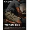 imageCQR Mens Flex Casual Cargo Shorts Lightweight Water Resistant Golf Shorts Stretch Tactical Work Shorts with MultiPocketTac Soil Green