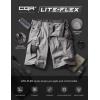 imageCQR Mens Flex Casual Cargo Shorts Lightweight Water Resistant Golf Shorts Stretch Tactical Work Shorts with MultiPocketTac Stone