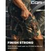 imageCQR Mens Flex Casual Cargo Shorts Lightweight Water Resistant Golf Shorts Stretch Tactical Work Shorts with MultiPocketTac Woodland Olive