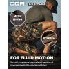 imageCQR Mens Flex Casual Cargo Shorts Lightweight Water Resistant Golf Shorts Stretch Tactical Work Shorts with MultiPocketTac Woodland Olive