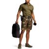 imageCQR Mens Flex Casual Cargo Shorts Lightweight Water Resistant Golf Shorts Stretch Tactical Work Shorts with MultiPocketTac Woodland Olive