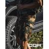 imageCQR Mens Flex Casual Cargo Shorts Lightweight Water Resistant Golf Shorts Stretch Tactical Work Shorts with MultiPocketTac Woodland Olive