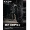 imageCQR Mens Flex Lightweight Joggers Elastic Waist Drawstring Casual Pants Tapered Fit Water Resistant Outdoor Cargo PantsAsset Black