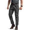 imageCQR Mens Flex Lightweight Joggers Elastic Waist Drawstring Casual Pants Tapered Fit Water Resistant Outdoor Cargo PantsAsset Charcoal