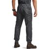 imageCQR Mens Flex Lightweight Joggers Elastic Waist Drawstring Casual Pants Tapered Fit Water Resistant Outdoor Cargo PantsAsset Charcoal