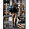 imageCQR Mens Flex Lightweight Joggers Elastic Waist Drawstring Casual Pants Tapered Fit Water Resistant Outdoor Cargo PantsAsset Cougar