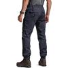 imageCQR Mens Flex Lightweight Joggers Elastic Waist Drawstring Casual Pants Tapered Fit Water Resistant Outdoor Cargo PantsSquad Operator Navy