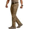 imageCQR Mens Flex Ripstop Tactical Pants Water Resistant Stretch Cargo Pants Lightweight EDC Hiking Work Pants