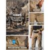 imageCQR Mens Flex Ripstop Tactical Pants Water Resistant Stretch Cargo Pants Lightweight EDC Hiking Work Pants