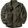 imageCQR Mens FullZip Tactical Jacket Soft Warm Military Winter Fleece Jackets Outdoor Coats with Zipper PocketsGuardian Army Green