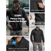 imageCQR Mens FullZip Tactical Jacket Soft Warm Military Winter Fleece Jackets Outdoor Coats with Zipper PocketsGuardian Black