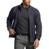 imageCQR Mens FullZip Tactical Jacket Soft Warm Military Winter Fleece Jackets Outdoor Coats with Zipper PocketsGuardian Charcoal