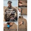 imageCQR Mens FullZip Tactical Jacket Soft Warm Military Winter Fleece Jackets Outdoor Coats with Zipper PocketsGuardian Coyote