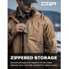 imageCQR Mens Hooded Tactical Softshell Jacket Water Resistant Fleece Lined Hoodie Winter Outdoor Hunting Hiking Rain WindModern Coyote