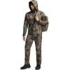 imageCQR Mens Hooded Tactical Softshell Jacket Water Resistant Fleece Lined Hoodie Winter Outdoor Hunting Hiking Rain WindOperator Print Jacket Hunting Camo