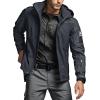 imageCQR Mens Hooded Tactical Softshell Jacket Water Resistant Fleece Lined Hoodie Winter Outdoor Hunting Hiking Rain WindOperator X Pro Dark Grey