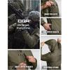 imageCQR Mens Hooded Tactical Softshell Jacket Water Resistant Fleece Lined Hoodie Winter Outdoor Hunting Hiking Rain WindOperator X Pro Soil Green
