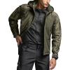 imageCQR Mens Hooded Tactical Softshell Jacket Water Resistant Fleece Lined Hoodie Winter Outdoor Hunting Hiking Rain WindOperator X Pro Soil Green