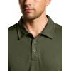 imageCQR Mens Polo Shirt Long Sleeve Tactical Shirts Outdoor UPF 50 Pique Shirt Dry Fit Lightweight Golf ShirtsFrost Essential Long Army Green