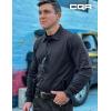 imageCQR Mens Polo Shirt Long Sleeve Tactical Shirts Outdoor UPF 50 Pique Shirt Dry Fit Lightweight Golf ShirtsFrost Essential Long Charcoal