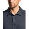 imageCQR Mens Polo Shirt Long Sleeve Tactical Shirts Outdoor UPF 50 Pique Shirt Dry Fit Lightweight Golf ShirtsFrost Essential Long Charcoal