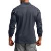 imageCQR Mens Polo Shirt Long Sleeve Tactical Shirts Outdoor UPF 50 Pique Shirt Dry Fit Lightweight Golf ShirtsFrost Essential Long Charcoal