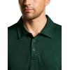 imageCQR Mens Polo Shirt Long Sleeve Tactical Shirts Outdoor UPF 50 Pique Shirt Dry Fit Lightweight Golf ShirtsFrost Essential Long Dark Green