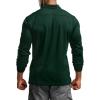 imageCQR Mens Polo Shirt Long Sleeve Tactical Shirts Outdoor UPF 50 Pique Shirt Dry Fit Lightweight Golf ShirtsFrost Essential Long Dark Green