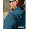 imageCQR Mens Polo Shirt Long Sleeve Tactical Shirts Outdoor UPF 50 Pique Shirt Dry Fit Lightweight Golf ShirtsFrost Essential Long Dark Teal