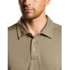 imageCQR Mens Polo Shirt Long Sleeve Tactical Shirts Outdoor UPF 50 Pique Shirt Dry Fit Lightweight Golf ShirtsFrost Essential Long Khaki