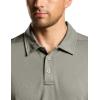 imageCQR Mens Polo Shirt Long Sleeve Tactical Shirts Outdoor UPF 50 Pique Shirt Dry Fit Lightweight Golf ShirtsFrost Essential Long Light Grey