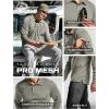 imageCQR Mens Polo Shirt Long Sleeve Tactical Shirts Outdoor UPF 50 Pique Shirt Dry Fit Lightweight Golf ShirtsFrost Essential Long Light Grey