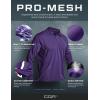 imageCQR Mens Polo Shirt Long Sleeve Tactical Shirts Outdoor UPF 50 Pique Shirt Dry Fit Lightweight Golf ShirtsFrost Essential Long Purple