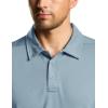 imageCQR Mens Polo Shirt Long Sleeve Tactical Shirts Outdoor UPF 50 Pique Shirt Dry Fit Lightweight Golf ShirtsFrost Essential Long Stone Blue