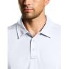 imageCQR Mens Polo Shirt Long Sleeve Tactical Shirts Outdoor UPF 50 Pique Shirt Dry Fit Lightweight Golf ShirtsFrost Essential Long White