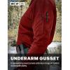 imageCQR Mens Polo Shirt Long Sleeve Tactical Shirts Outdoor UPF 50 Pique Shirt Dry Fit Lightweight Golf ShirtsFrost Essential Long Wine