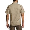 imageCQR Mens Short Sleeve Tactical Shirts UPF 50 Ripstop Military Work Shirts Breathable Button Down Outdoor Hiking ShirtJourneyman Khaki