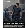 imageCQR Mens Short Sleeve Tactical Shirts UPF 50 Ripstop Military Work Shirts Breathable Button Down Outdoor Hiking ShirtSupervisor Operator Navy