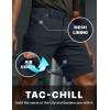 imageCQR Mens Stretch Utility Shorts Lightweight Quick Dry Casual Shorts Hiking Golf Cargo Shorts with Zipper PocketsSedona Operator Navy