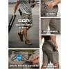 imageCQR Mens Stretch Utility Shorts Lightweight Quick Dry Casual Shorts Hiking Golf Cargo Shorts with Zipper PocketsSedona Tan