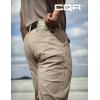 imageCQR Mens Utility Flex Cargo Pants ClassicFit Casual Stretch Work Pants Water Resistant Lightweight Tactical Hiking PantsNegotiator Alamo Khaki