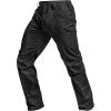 imageCQR Mens Utility Flex Cargo Pants ClassicFit Casual Stretch Work Pants Water Resistant Lightweight Tactical Hiking PantsNegotiator Black