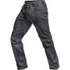 imageCQR Mens Utility Flex Cargo Pants ClassicFit Casual Stretch Work Pants Water Resistant Lightweight Tactical Hiking PantsNegotiator Charcoal